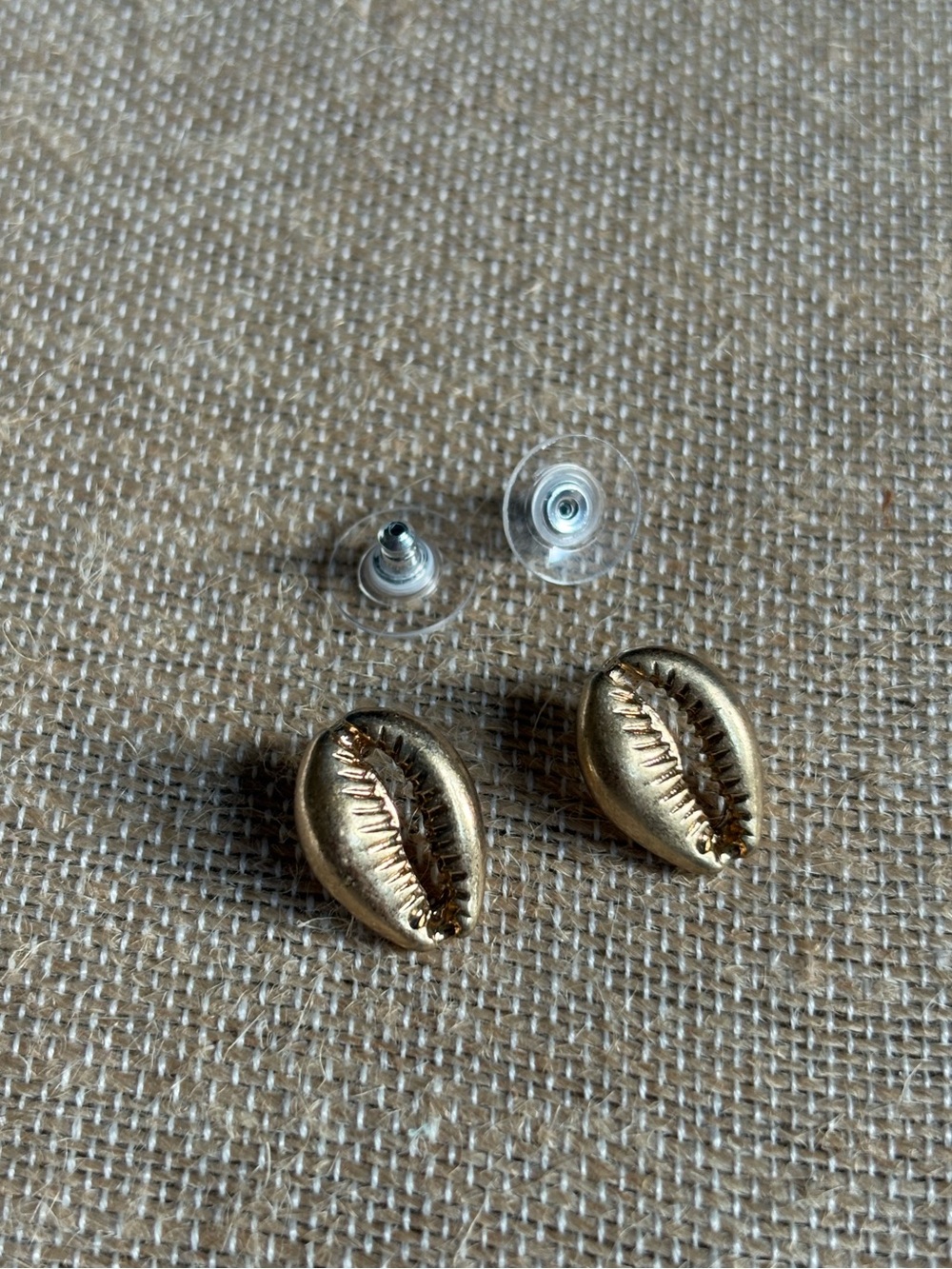 Gold Shell Earrings